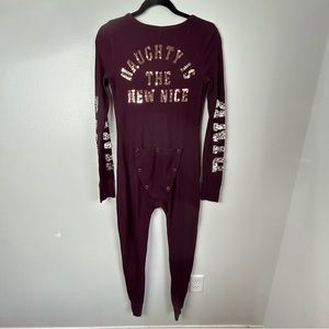 Pink Victoria Secret Onesie Pajama